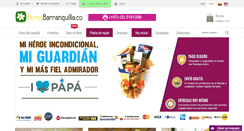 Desktop Screenshot of floresbarranquilla.co
